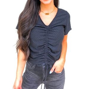 White Birch NWOT Swiss Dot Small